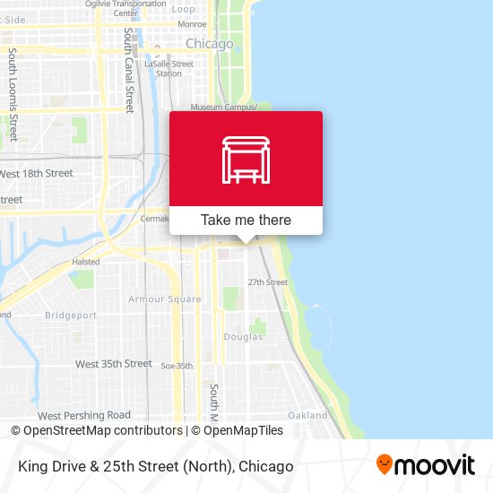 King Drive & 25th Street (North) map