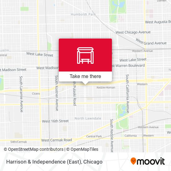 Harrison & Independence (East) map