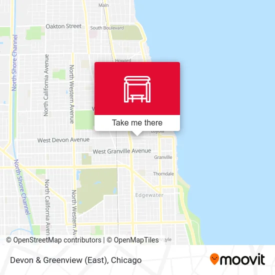 Devon & Greenview (East) map