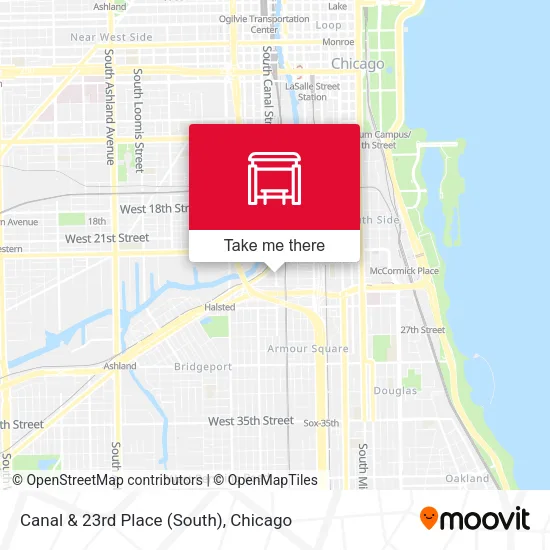 Canal & 23rd Place (South) map