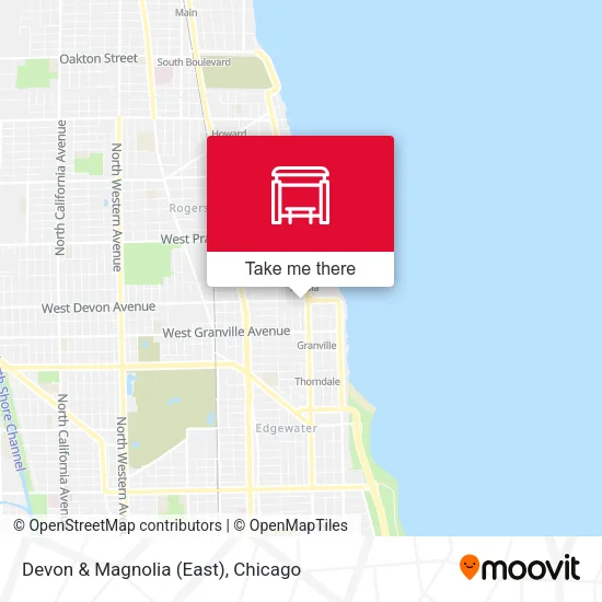 Devon & Magnolia (East) map