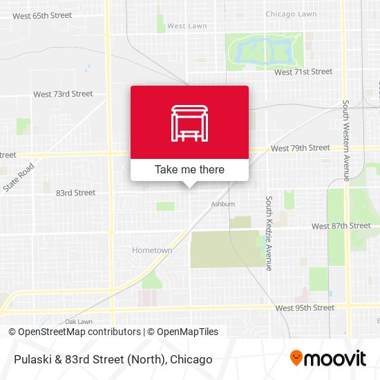 Pulaski & 83rd Street (North) map
