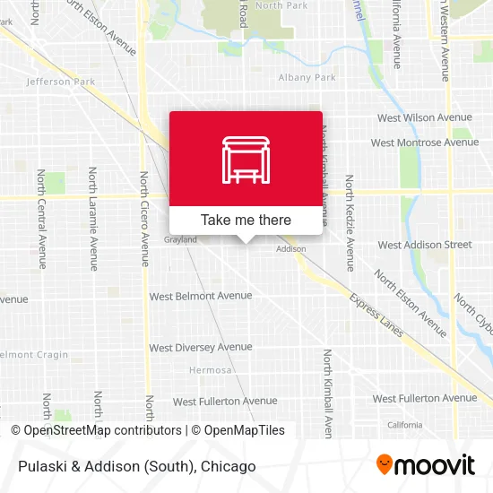Mapa de Pulaski & Addison (South)