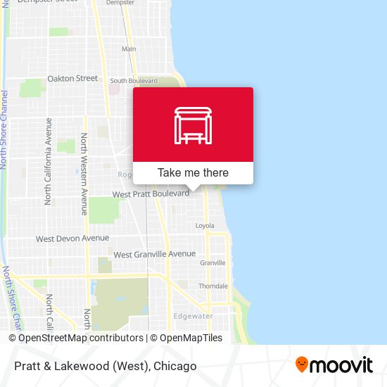 Pratt & Lakewood (West) map