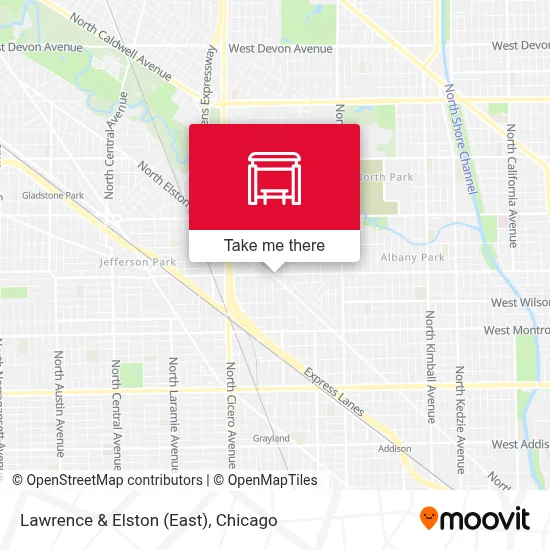 Lawrence & Elston (East) map
