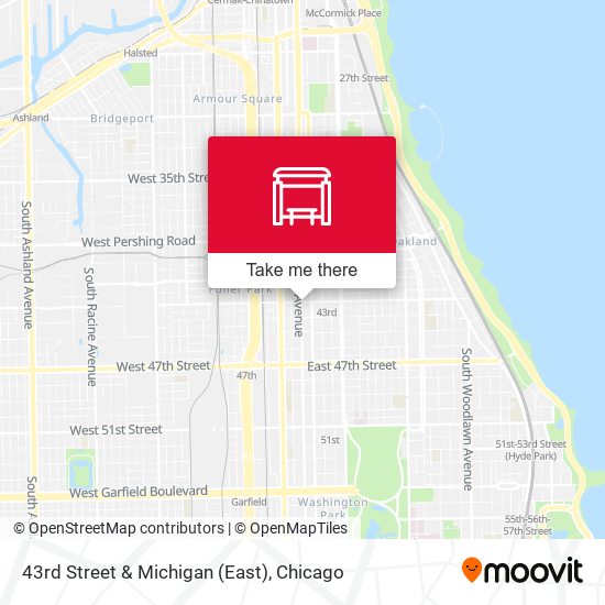 43rd Street & Michigan (East) map