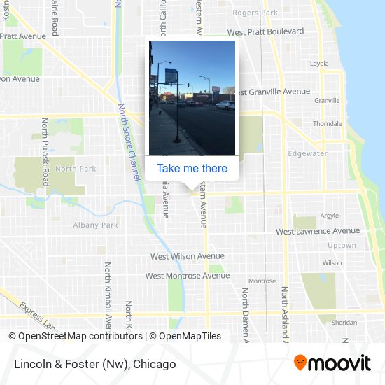 Lincoln & Foster (Nw) map