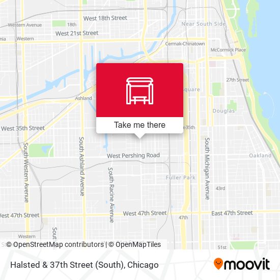 Mapa de Halsted & 37th Street (South)