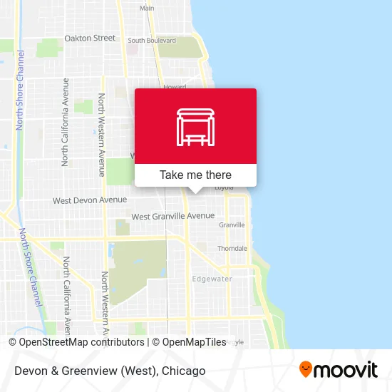 Devon & Greenview (West) map