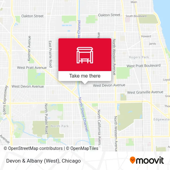 Devon & Albany (West) map