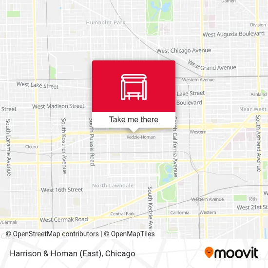 Harrison & Homan (East) map