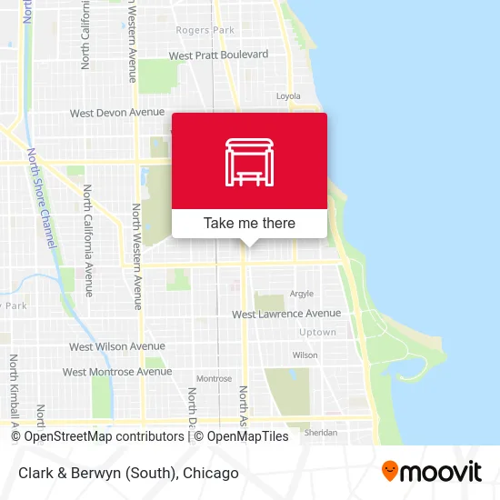 Clark & Berwyn (South) map