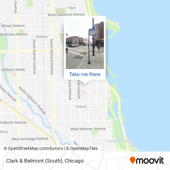 Mapa de Clark & Belmont (South)