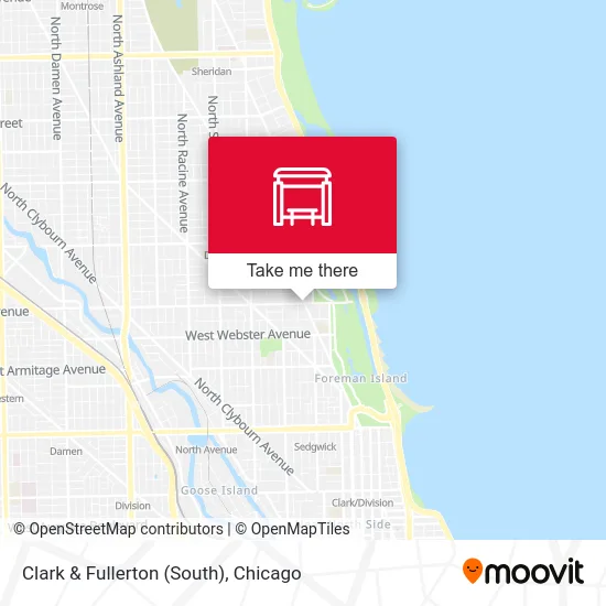 Clark & Fullerton (South) map