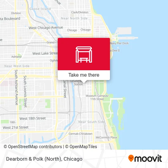 Dearborn & Polk (North) map