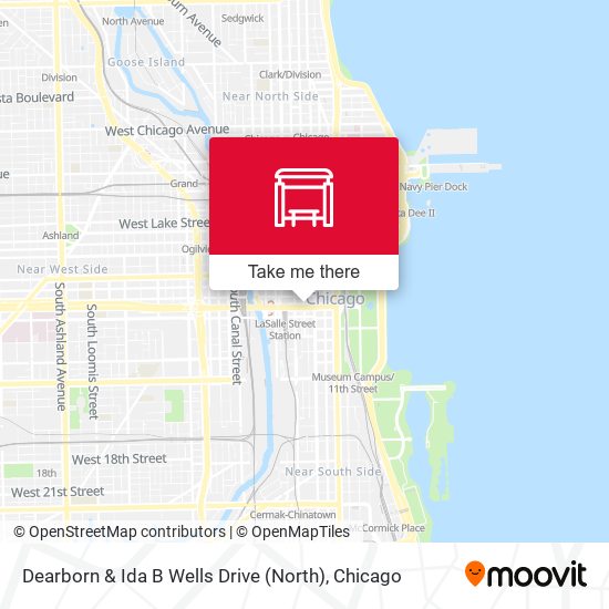 Mapa de Dearborn & Ida B Wells Drive (North)