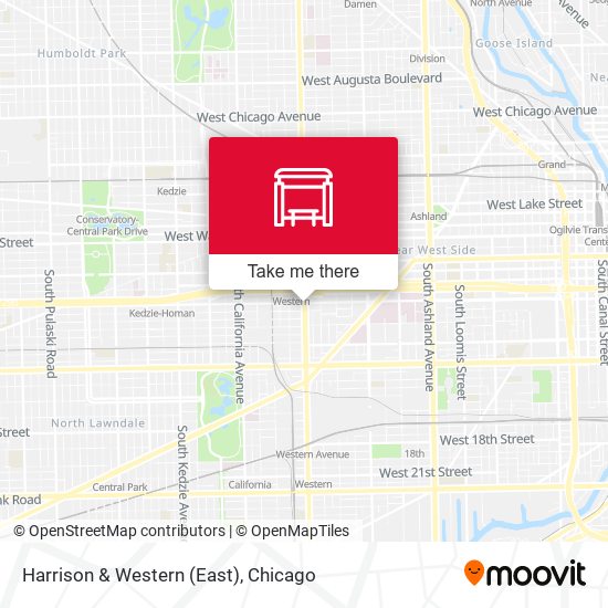 Harrison & Western (East) map