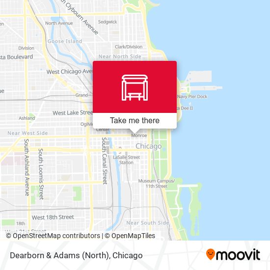 Dearborn & Adams (North) map