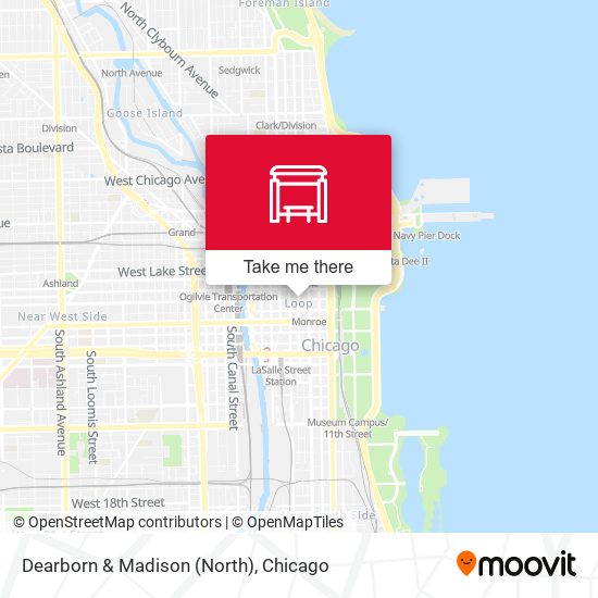 Dearborn & Madison (North) map