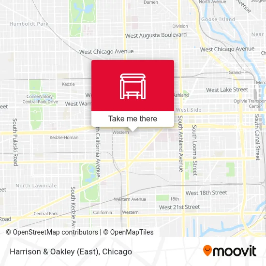 Harrison & Oakley (East) map