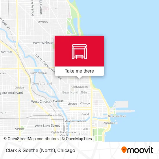 Clark & Goethe (North) map