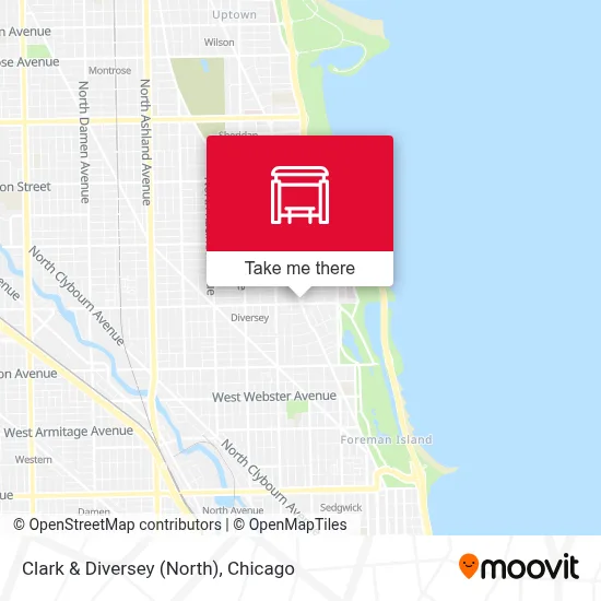 Clark & Diversey (North) map