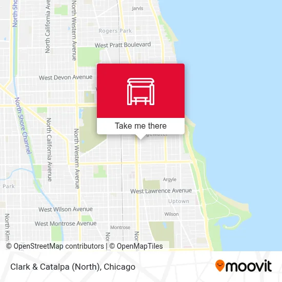 Clark & Catalpa (North) map