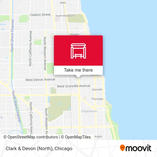 Clark & Devon (North) map