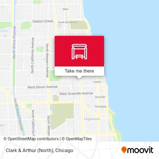 Clark & Arthur (North) map