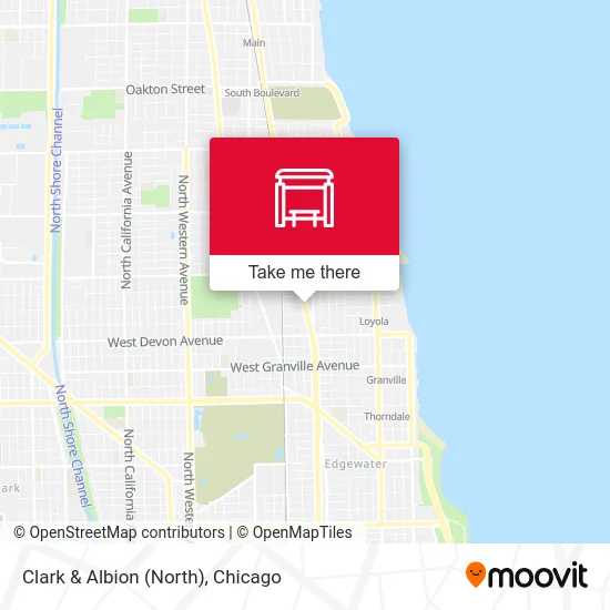 Clark & Albion (North) map