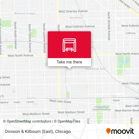 Division & Kilbourn (East) map