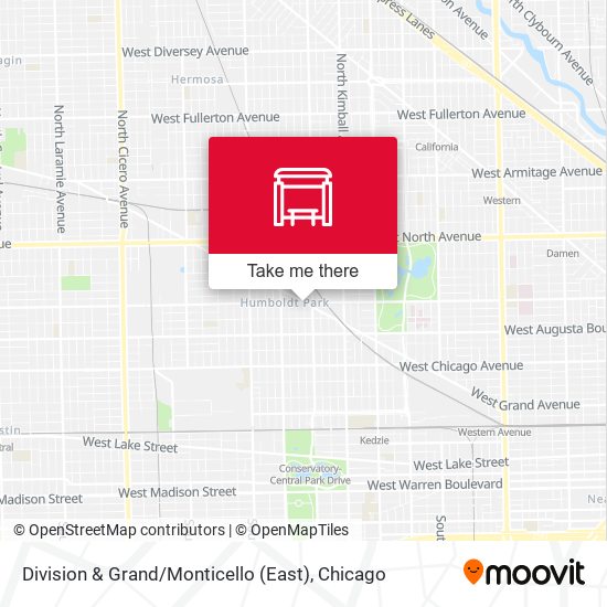 Division & Grand / Monticello (East) map