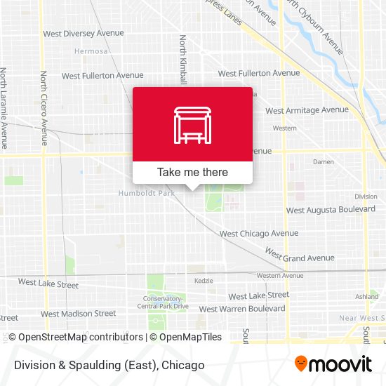 Division & Spaulding (East) map