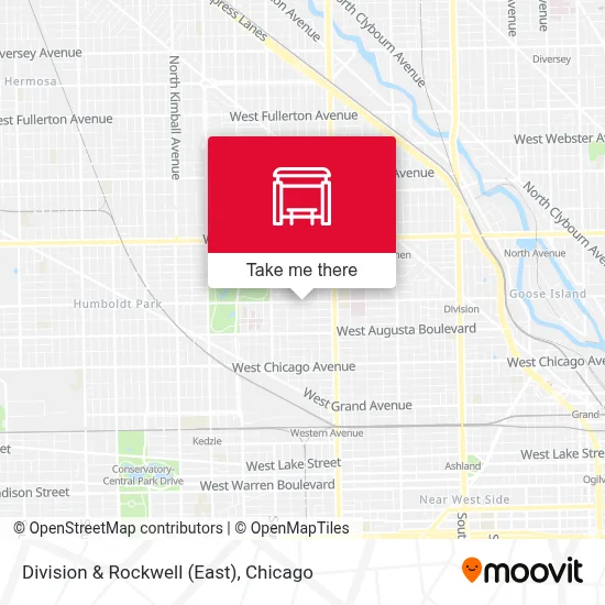 Division & Rockwell (East) map