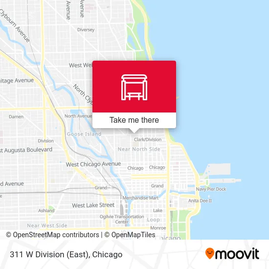 311 W Division (East) map