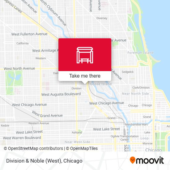 Division & Noble (West) map