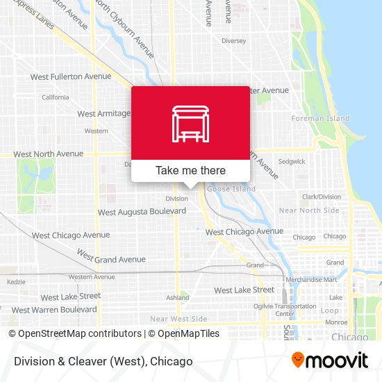 Division & Cleaver (West) map