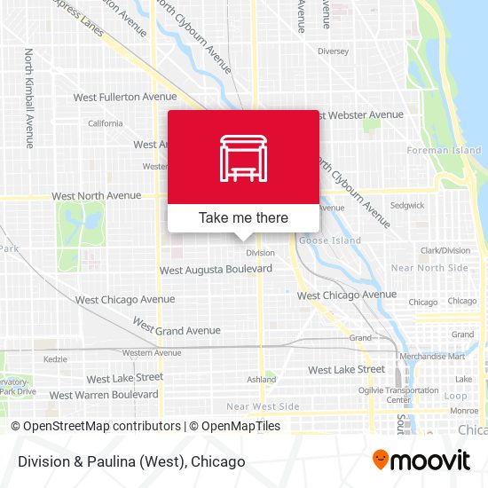 Division & Paulina (West) map