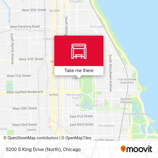 5200 S King Drive (North) map