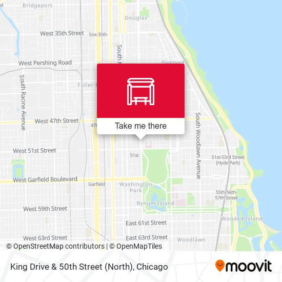 King Drive & 50th Street (North) map