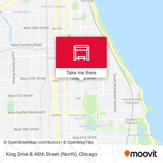 King Drive & 48th Street (North) map