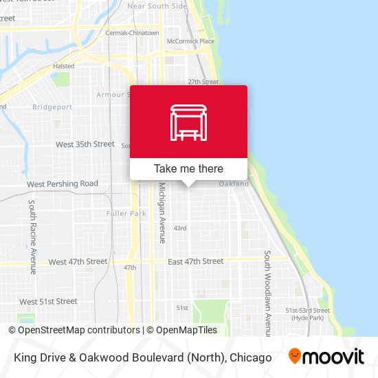 Mapa de King Drive & Oakwood Boulevard (North)