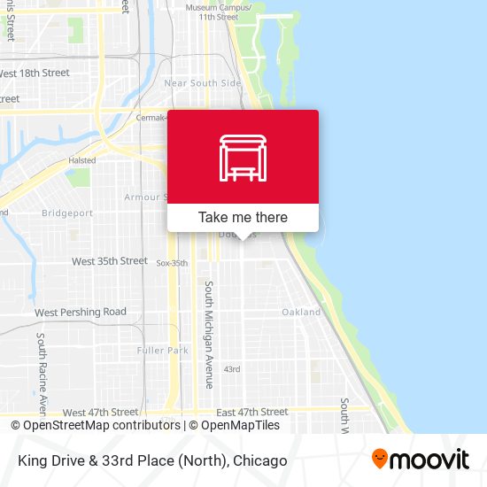 King Drive & 33rd Place (North) map