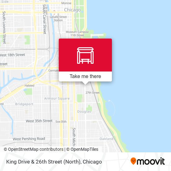 King Drive & 26th Street (North) map