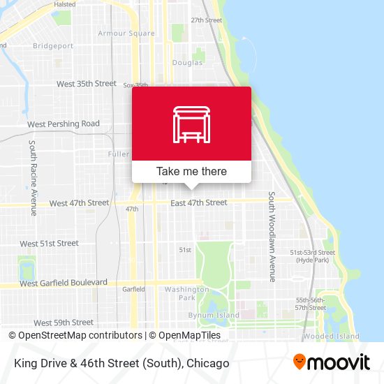 King Drive & 46th Street (South) map