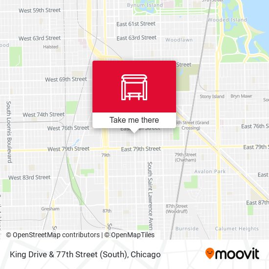 Mapa de King Drive & 77th Street (South)