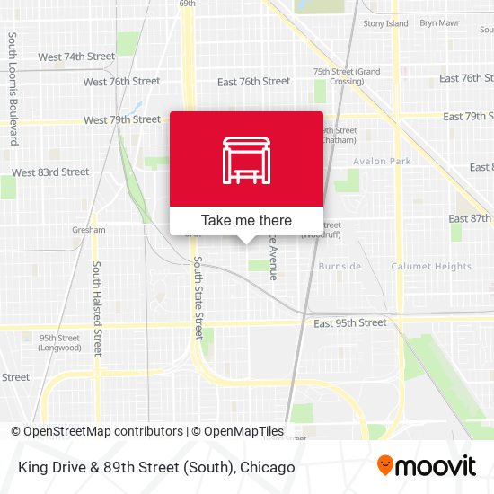 Mapa de King Drive & 89th Street (South)