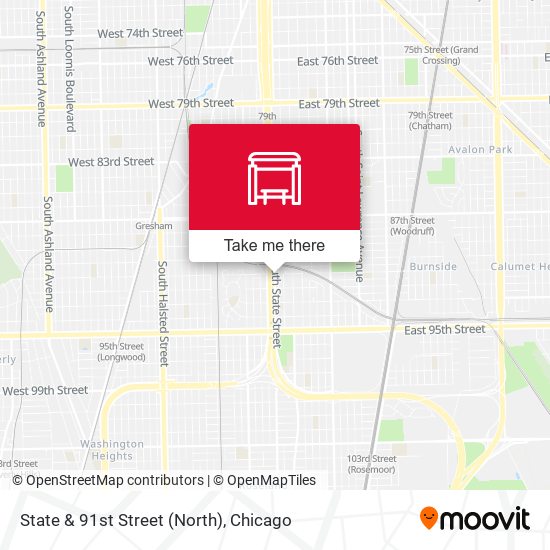 State & 91st Street (North) map