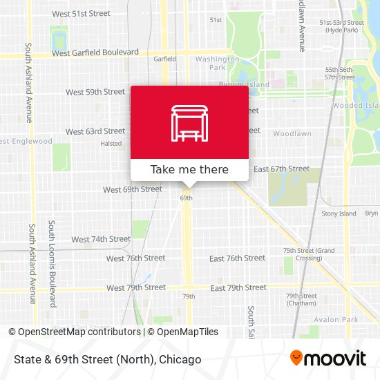 State & 69th Street (North) map