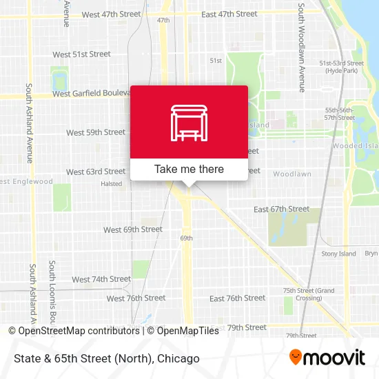 State & 65th Street (North) map